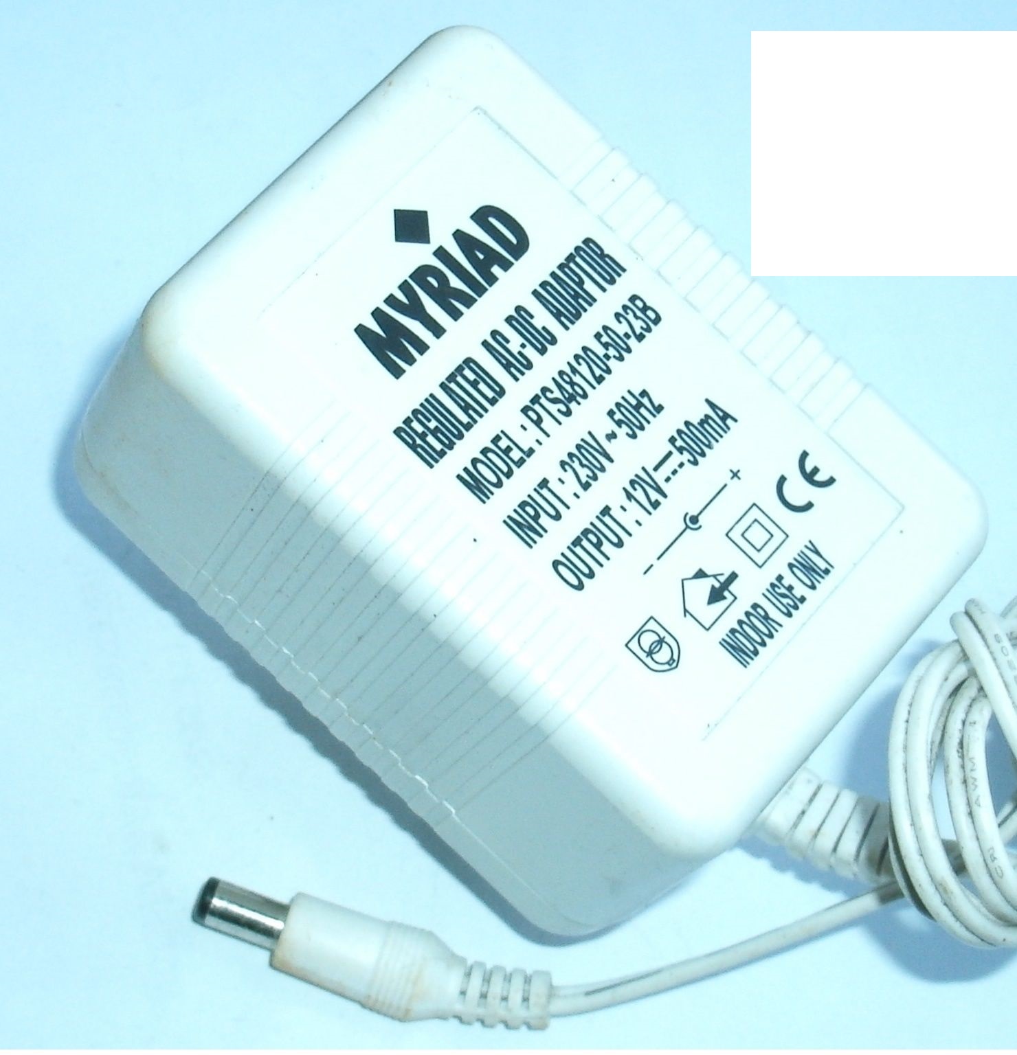 *Brand NEW* MYRIAD PTS48120-50-23B 12V 500mA AC/DC ADAPTER POWER SUPPLY